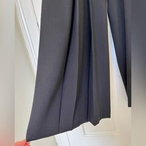 KLAUS STEILMANN SELECTION black wool pleated cropped palazzo pants. Sz 36